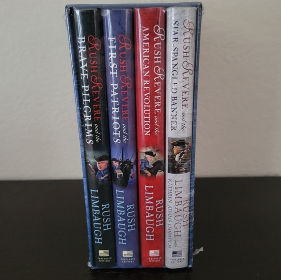 NEW/SEALED: Further Adventures of Rush Revere HARDCOVER Rush Limbaugh 4 book set - Picture 2 of 10
